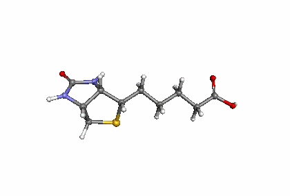 Vitamin B7 (H) molecule. Important in providing energy to Neurons.