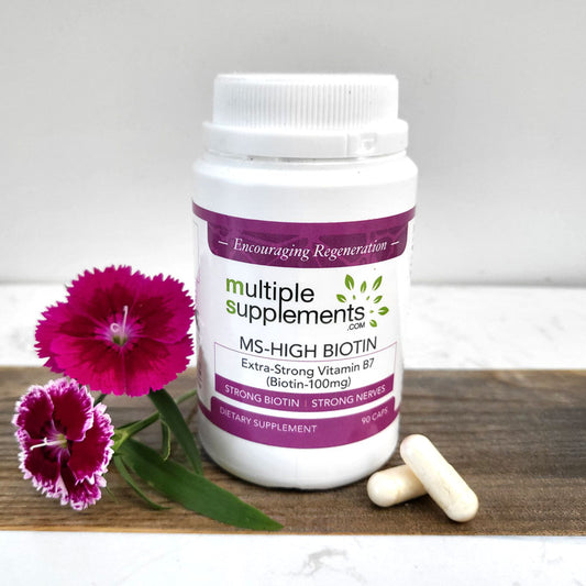 MS-High Biotin | Std Pharma Grade Biotin Improved Neural Performance, Strength, Fatigue
